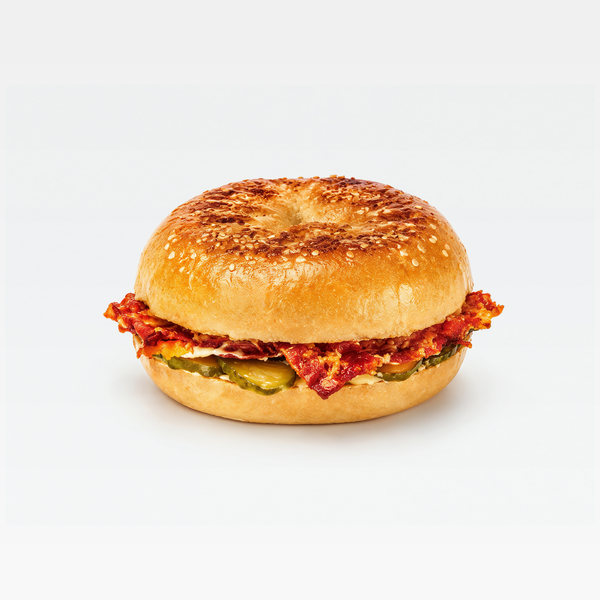 Bánh burger thịt xá xíu