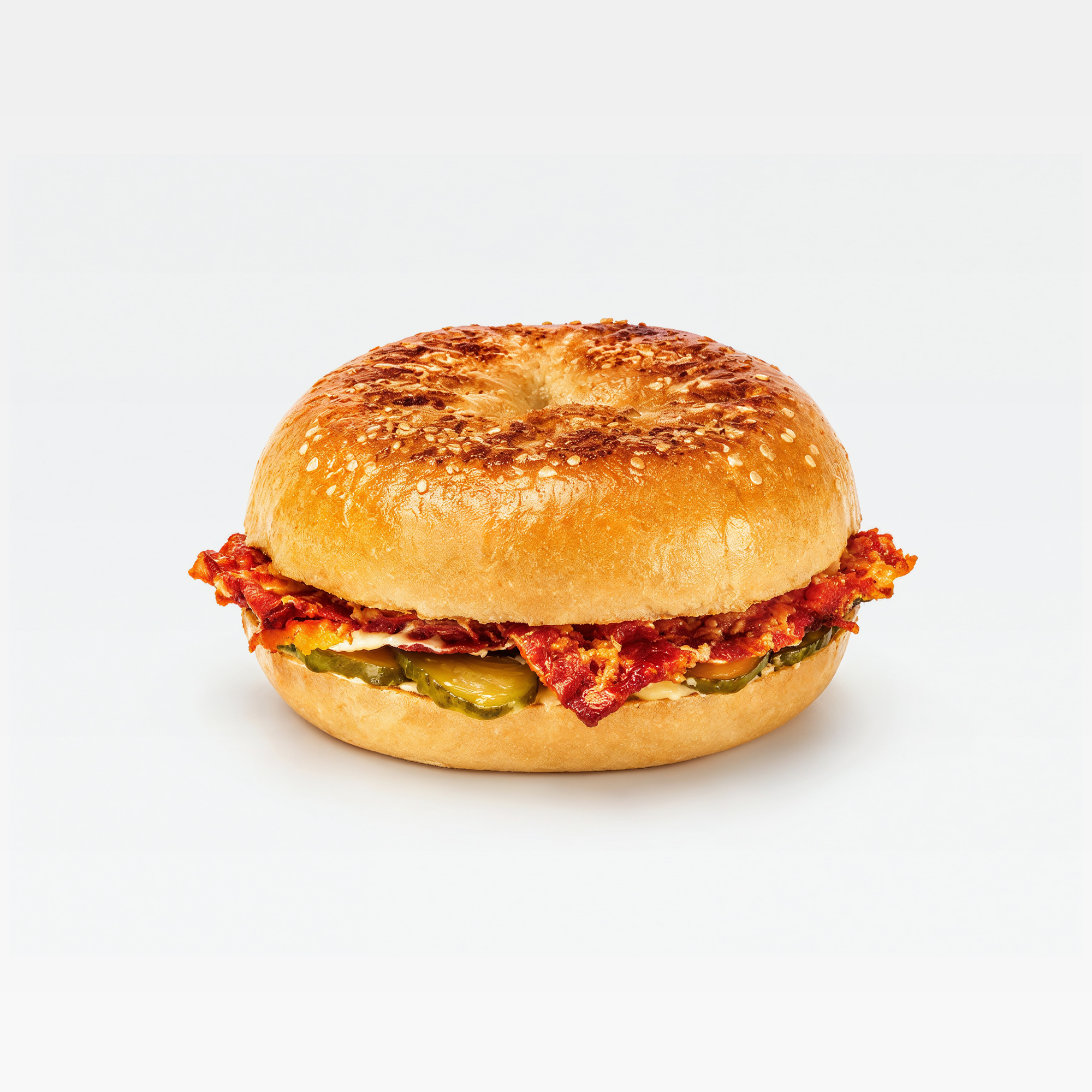 Bánh burger thịt xá xíu