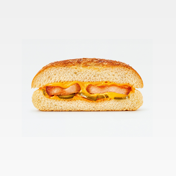Bánh burger thịt xá xíu