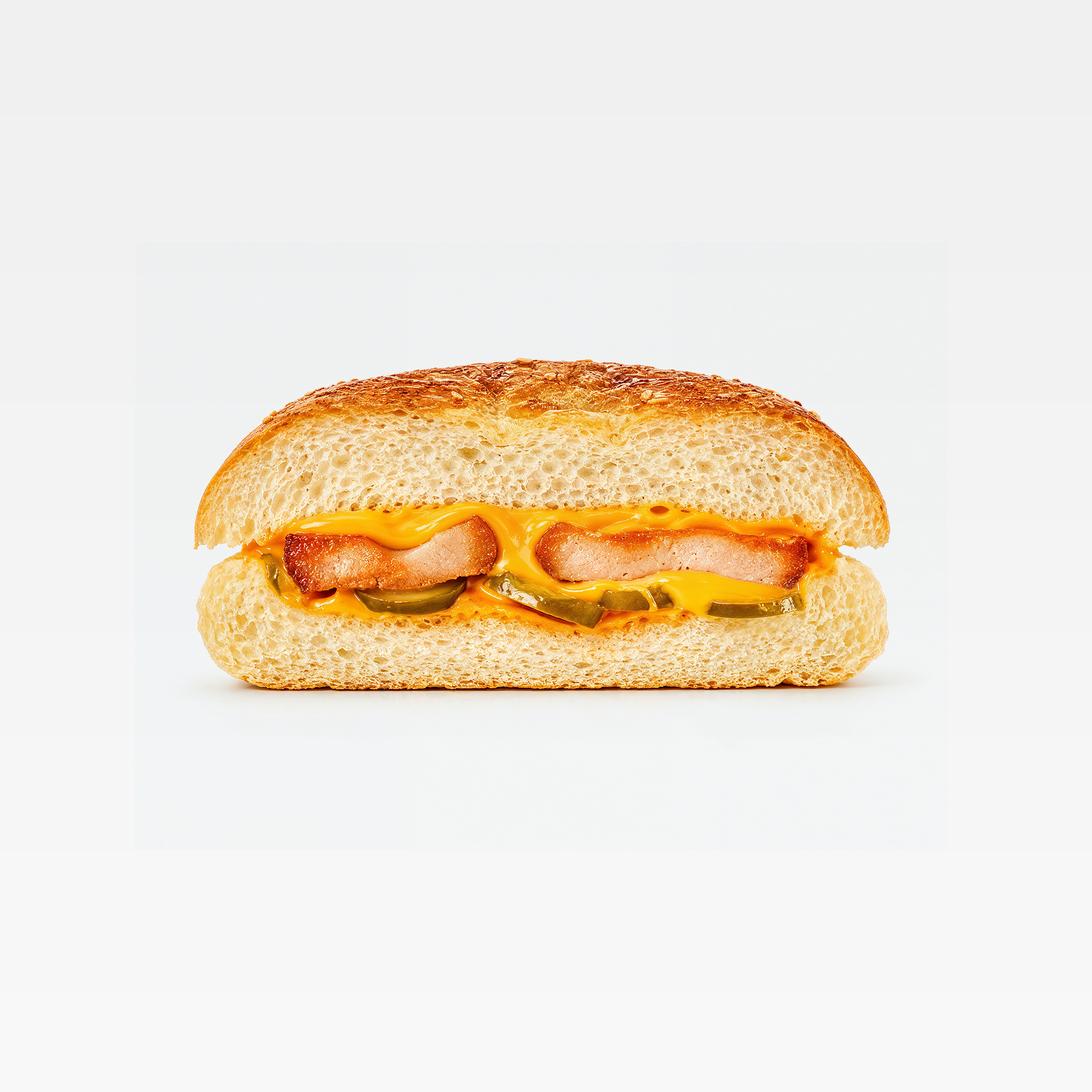 Bánh burger thịt xá xíu
