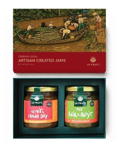 Hộp quà mứt (Jam gift box) - 225gr x 2 lọ