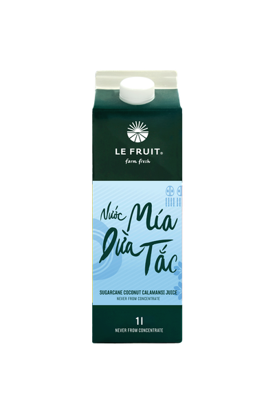Nước Mía dừa tắc (Sugarcane Coconut Calamansi Juice) - 1L