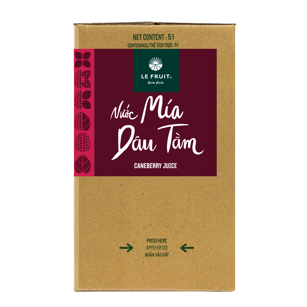 Nước ép Mía Dâu Tằm (Caneberry Juice) - 130ml