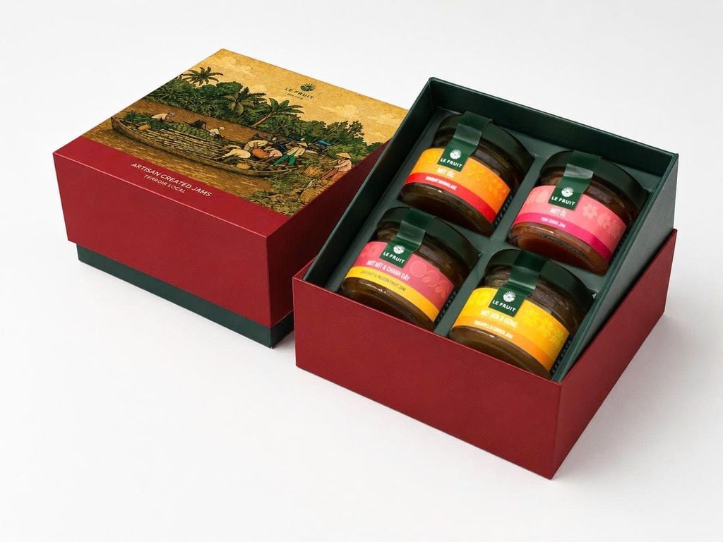 Hộp quà mứt (Jam gift box)  - 30gr x 4 lọ