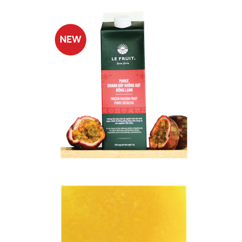 Puree Chanh Dây Không Hạt (Passion Fruit Puree)