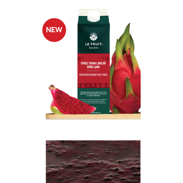 Puree Thanh Long Đỏ (Red Dragon Fruit Puree)