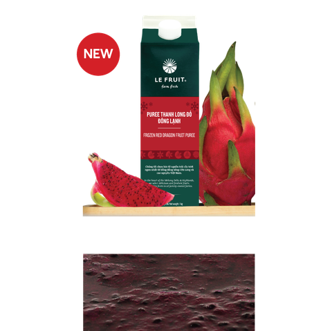 Puree Thanh Long Đỏ (Red Dragon Fruit Puree)