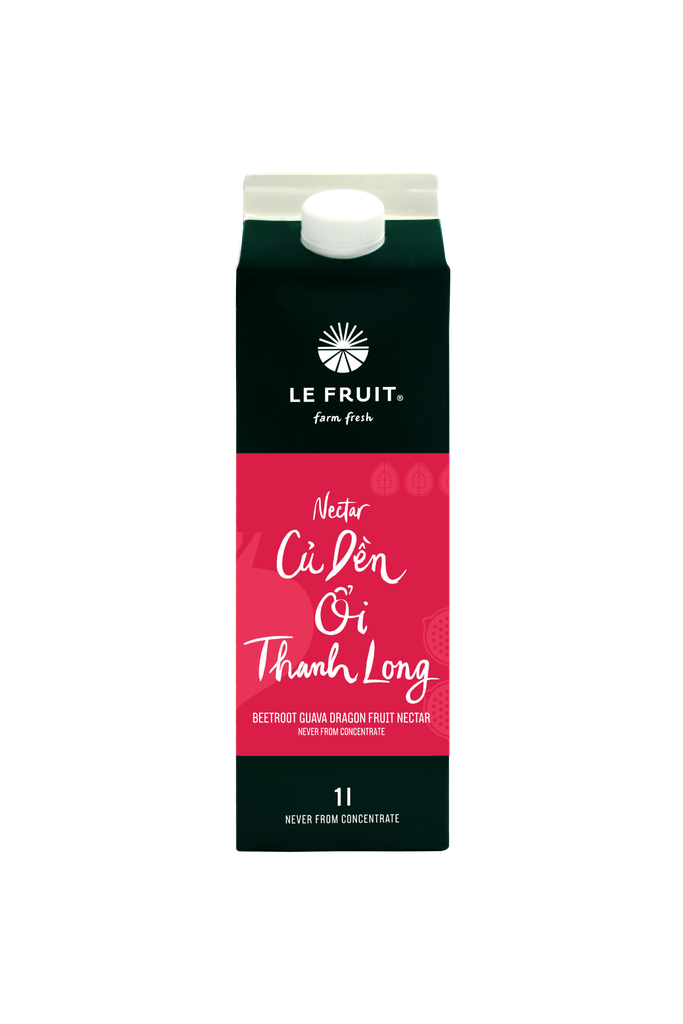 Nước Củ dền - Ổi - Thanh long (Beetroot Guava Dragon Fruit Nectar)