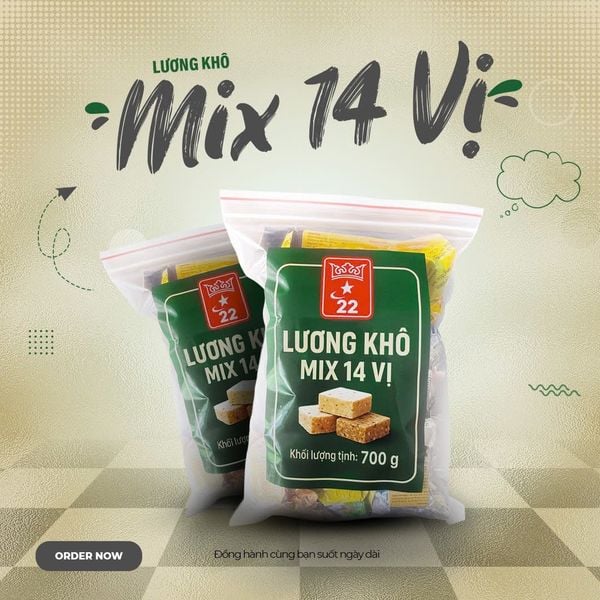  (Ăn thử) bộ 14 gói lương khô quân đội tốt cho sức khoẻ -tăng sức đề kháng -bổ dưỡng - tiện sử dụng 