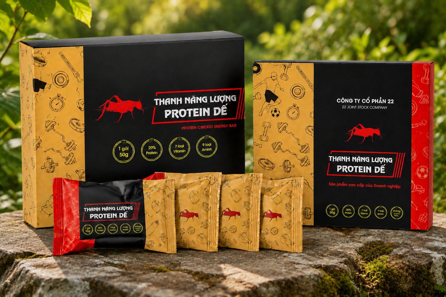  Viên Năng Lượng Protein Dế Công Ty 22 Hộp 300g – Thực Phẩm Tiện Lợi Giàu Protein 