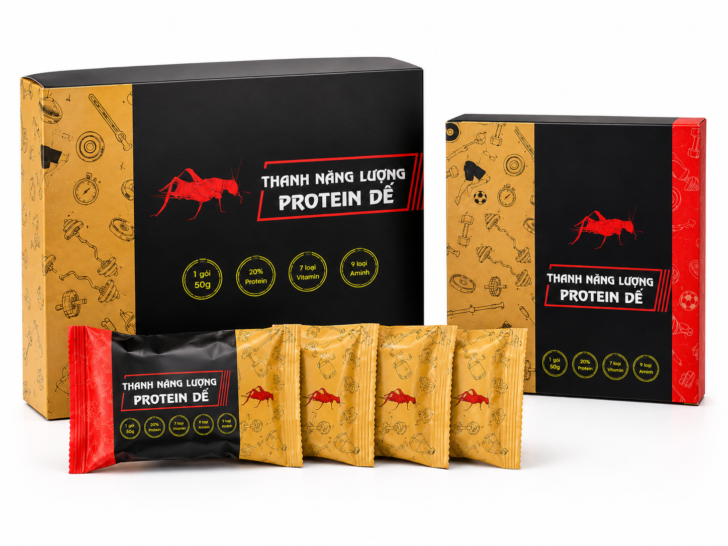  Viên Năng Lượng Protein Dế Công Ty 22 Hộp 300g – Thực Phẩm Tiện Lợi Giàu Protein 