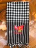  Khăn rằn Nam bộ thêu A80- Phiển bản đặc biệt kỷ niệm 80 năm Quốc khánh 2/9 