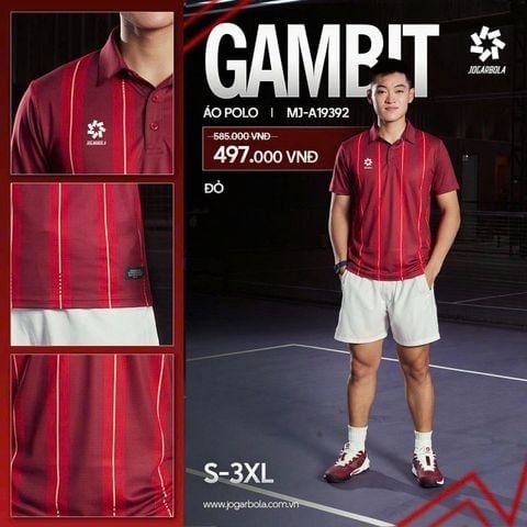  Áo Polo Jogarbola Gambit 