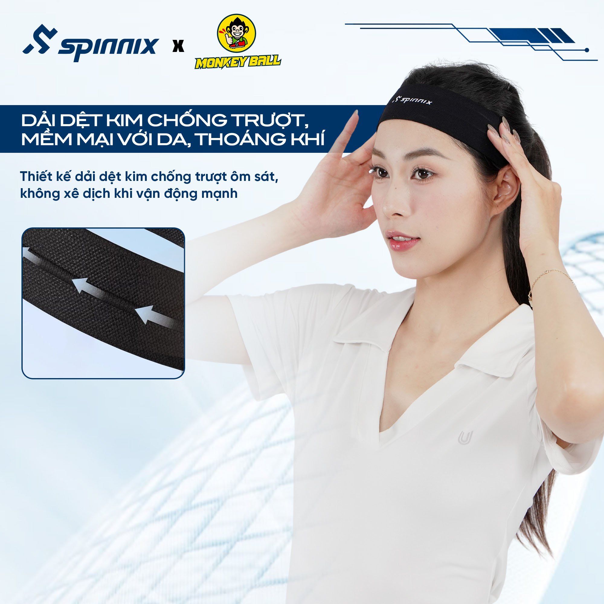  Băng đô thể thao Spinnix Comfie 