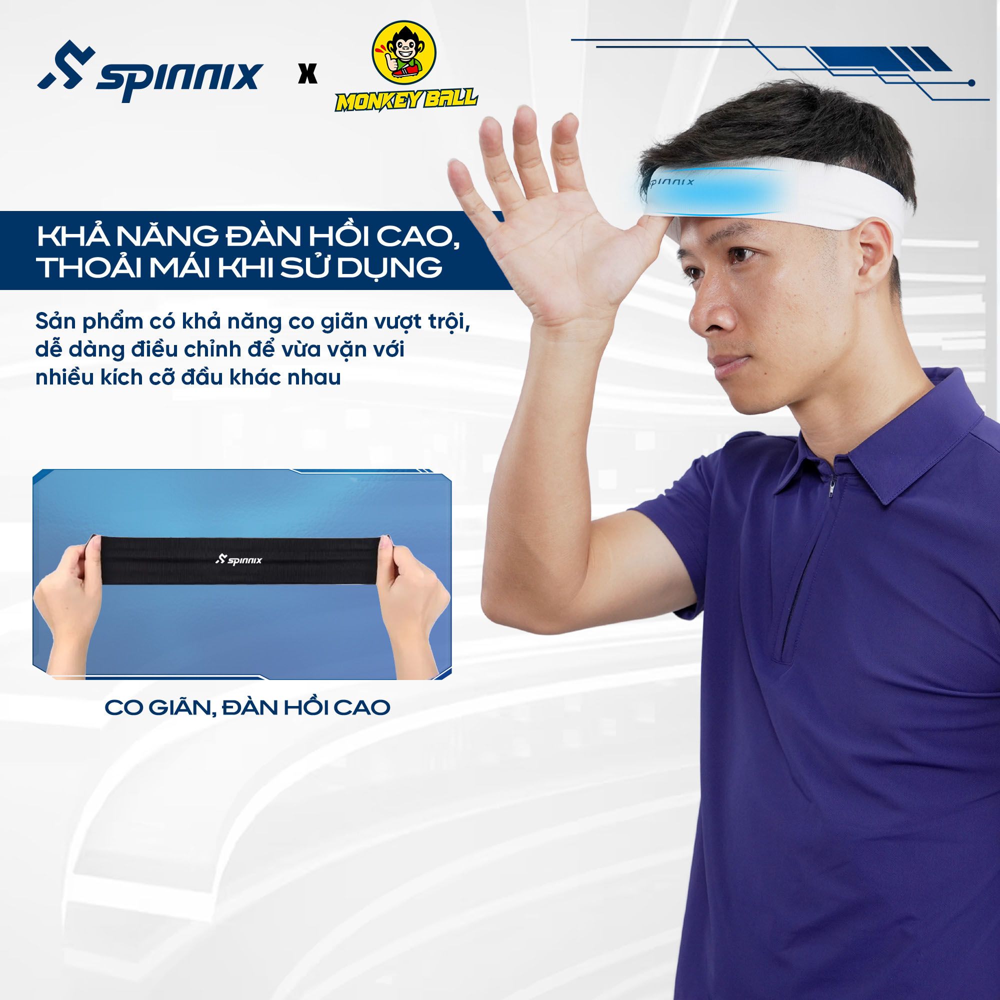  Băng đô thể thao Spinnix Comfie 