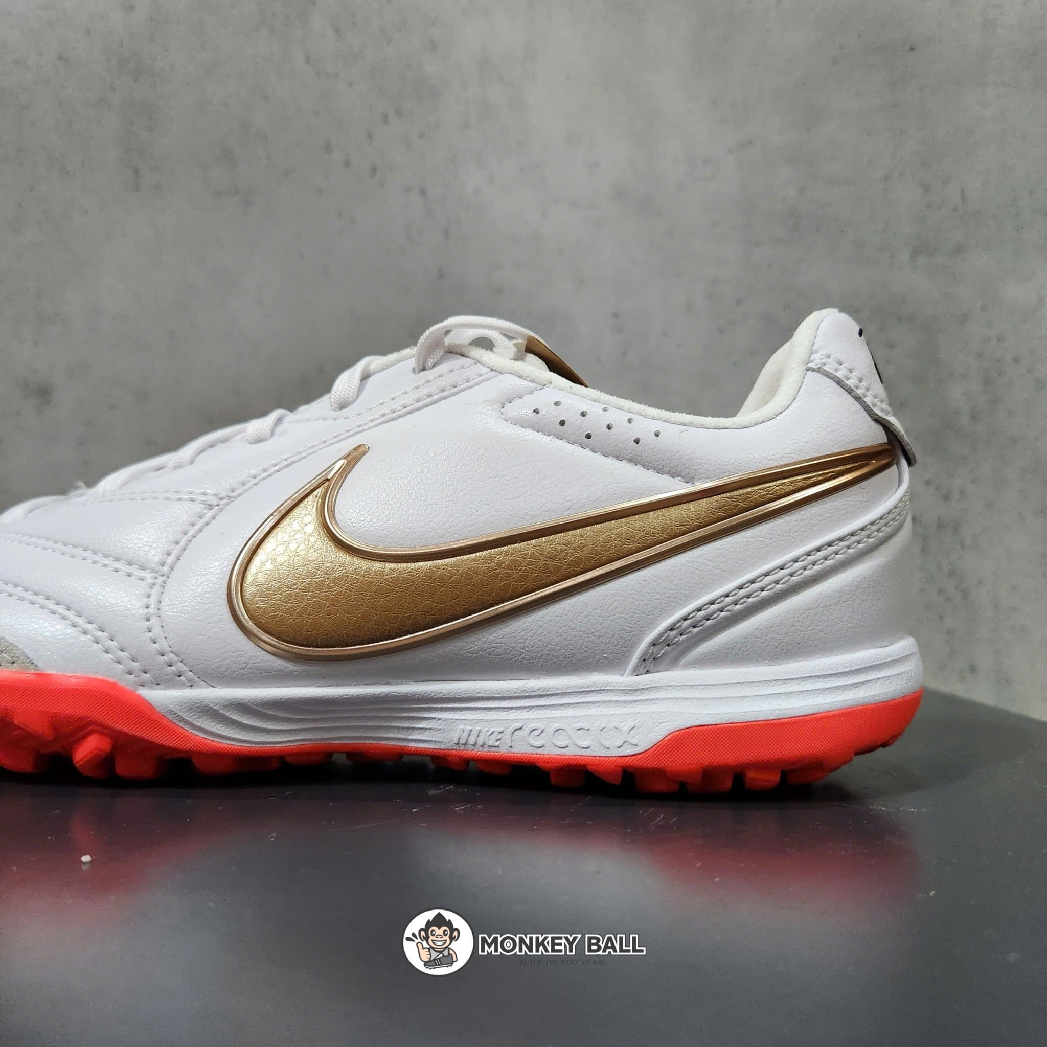  Nike Tiempo Ligera Pro TF - IB4477-101 - Trắng/Vàng/Đỏ 
