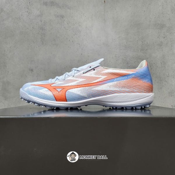  Mizuno Alpha 3 Elite AS TF - P1GD266222 - Xanh nhạt/Cam 