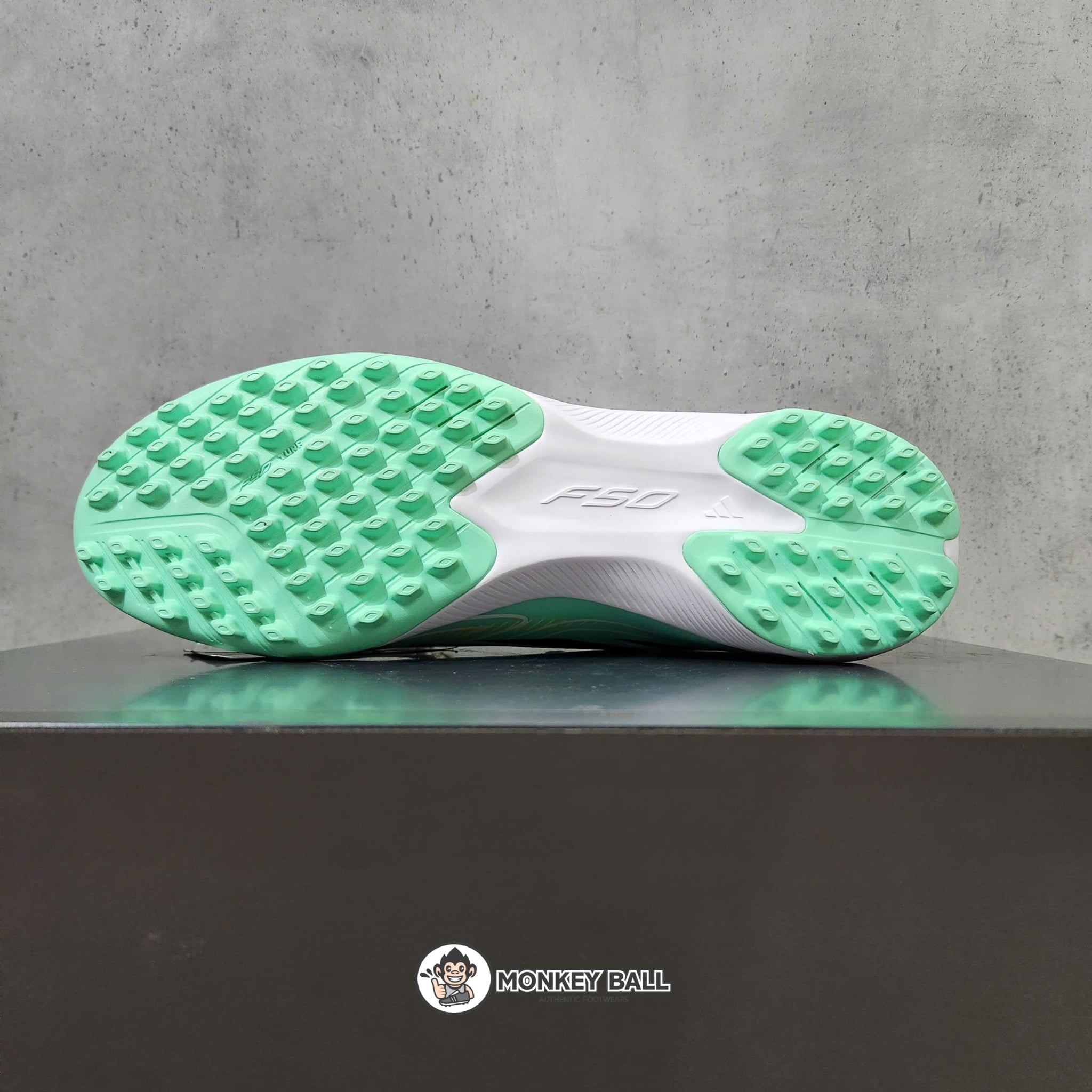  Adidas F50 Hyperfast League TF - KJ3435 - Xanh Mint 