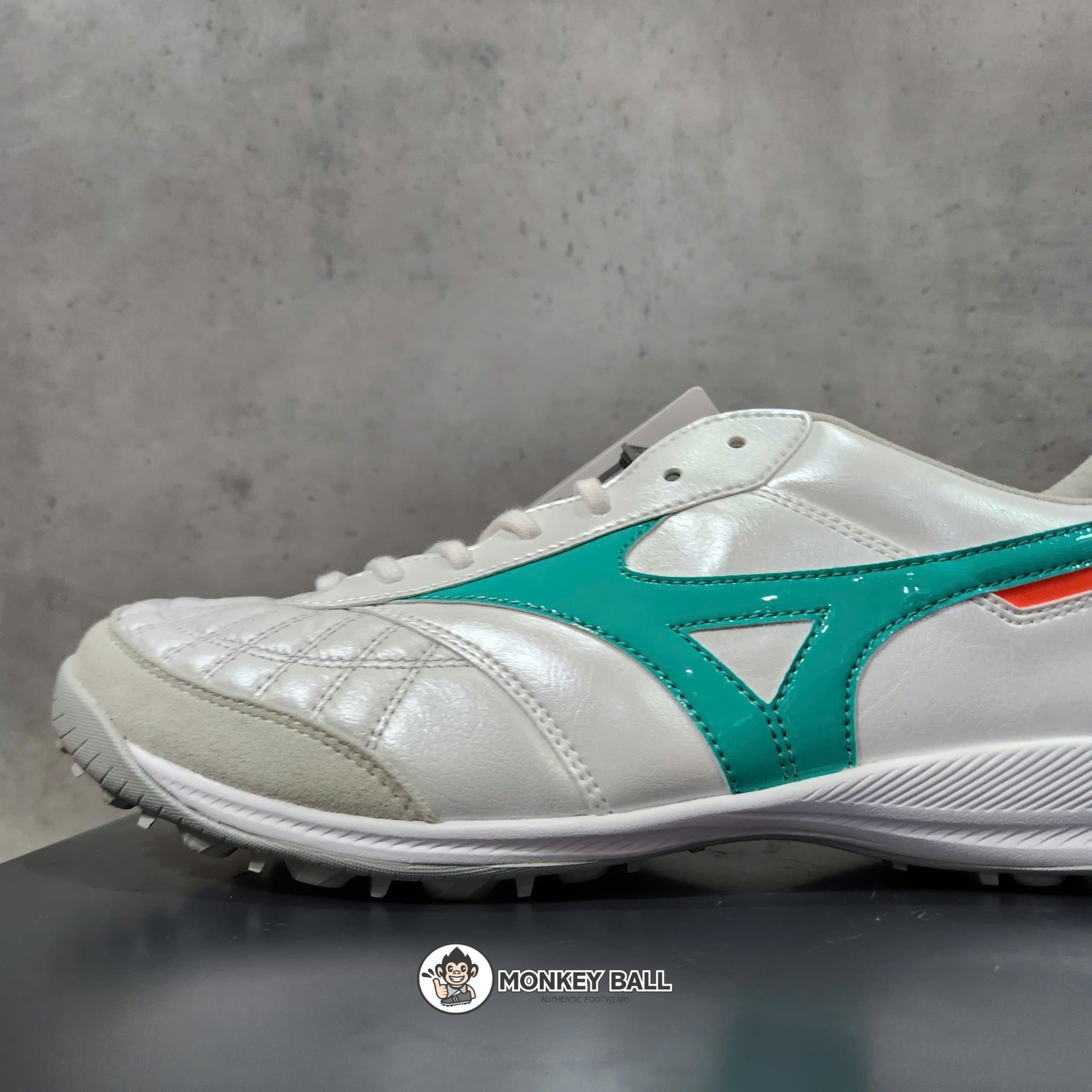  Mizuno Morelia Sala Japan TF - Q1GB260235 - Trắng/Xanh/Cam 