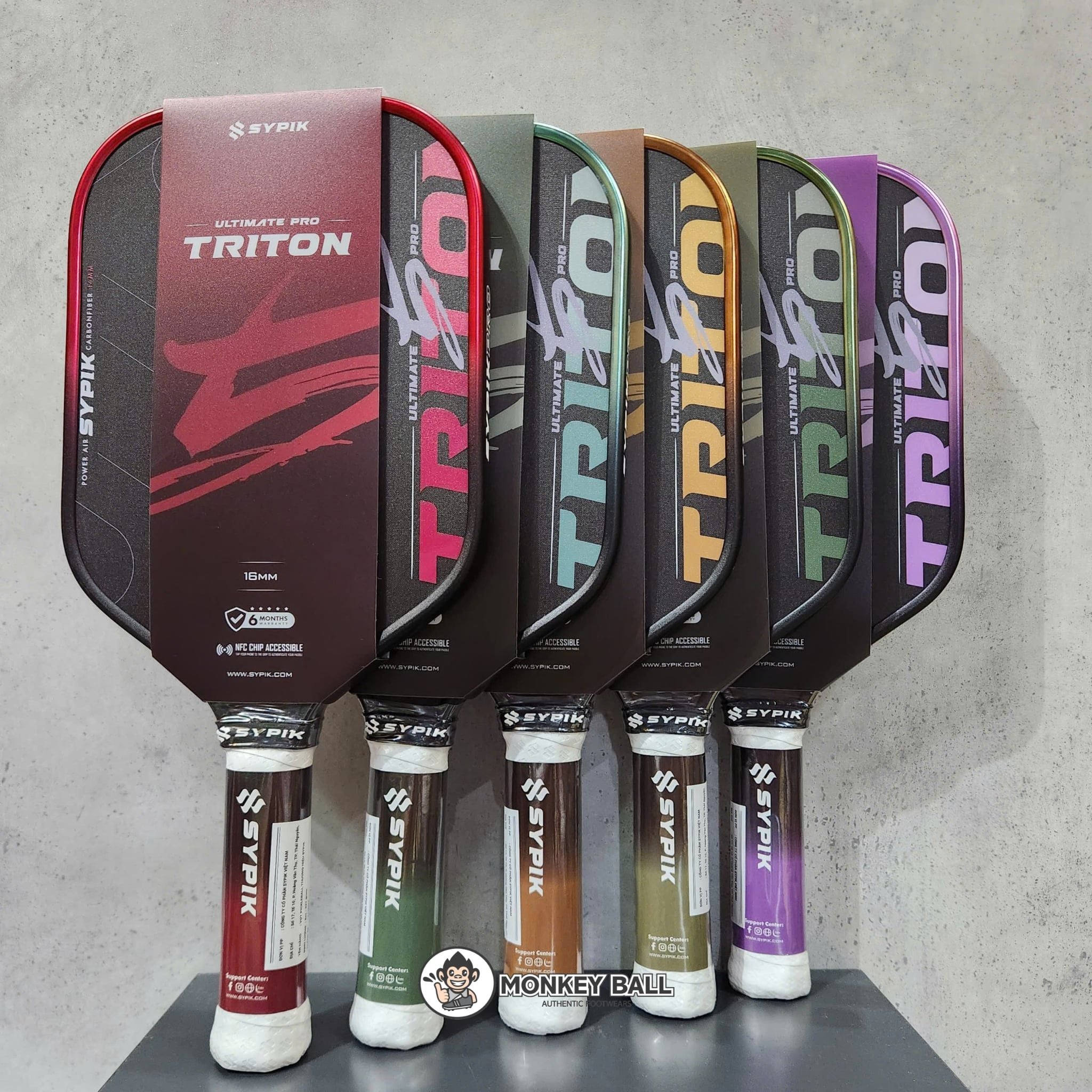  Vợt Pickleball Sypik Triton 5 Pro Ultimate New Color 