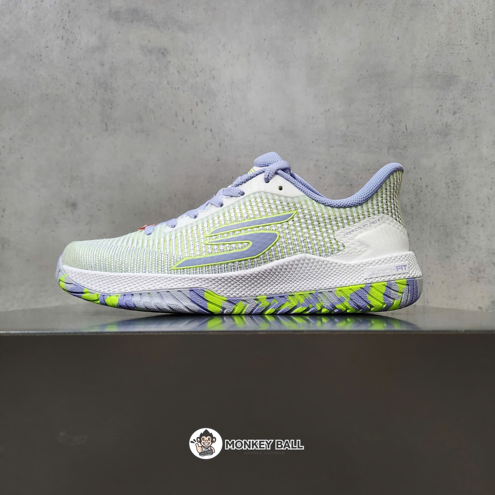 Giày Pickleball Skechers Viper Court Pro 2.0 -172109- WPW - Xanh Cốm 