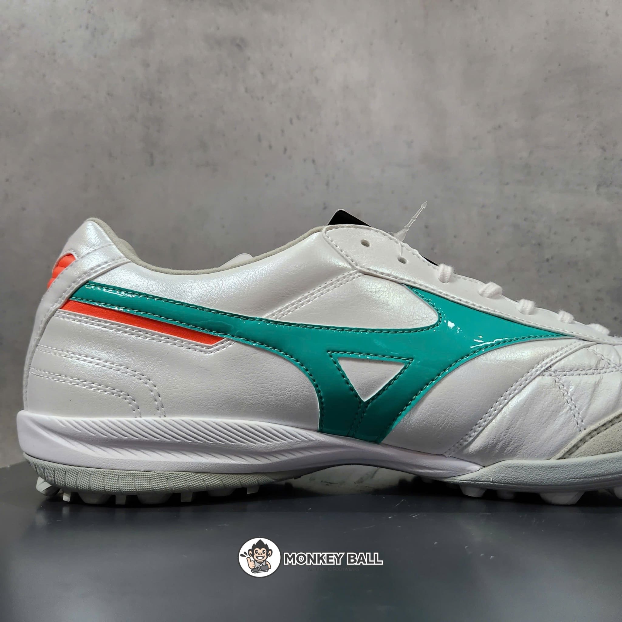  Mizuno Morelia Sala Japan TF - Q1GB260235 - Trắng/Xanh/Cam 