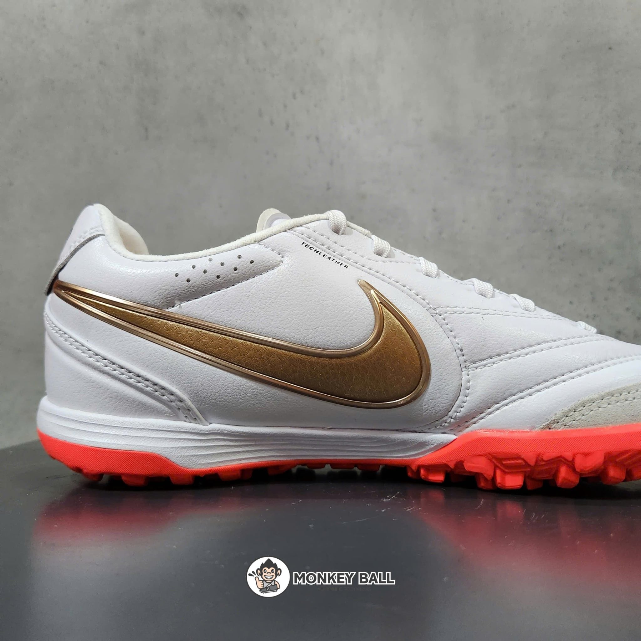 Nike Tiempo Ligera Pro TF - IB4477-101 - Trắng/Vàng/Đỏ 