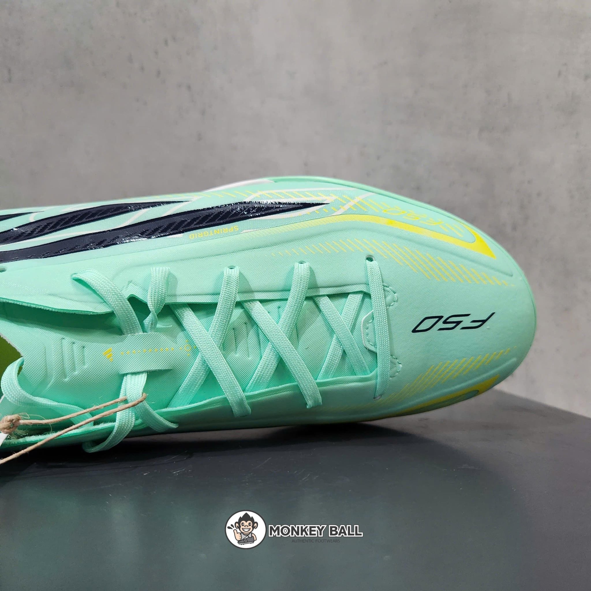  Adidas F50 Hyperfast League TF - KJ3435 - Xanh Mint 