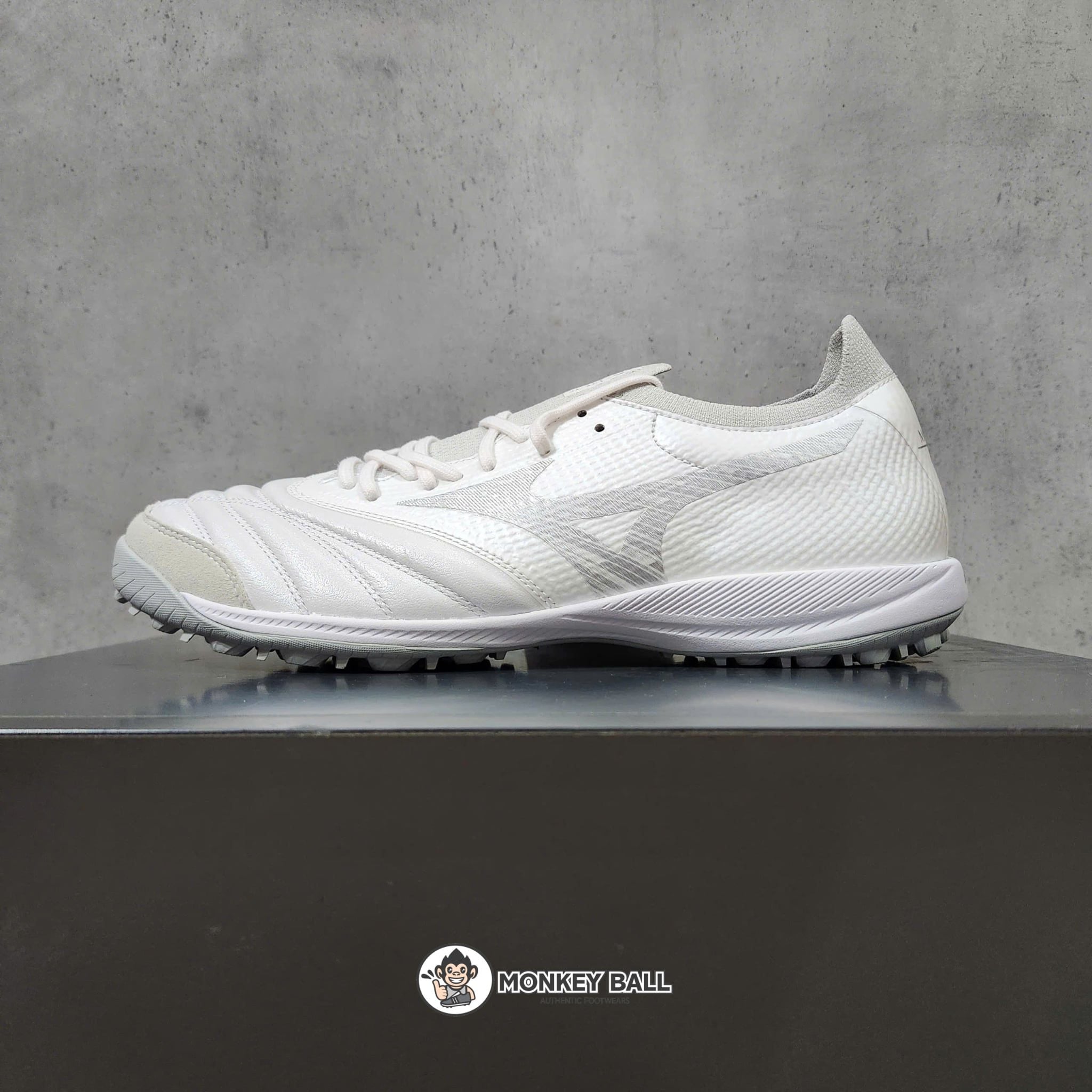  Mizuno Morelia Neo Sala Beta Japan TF - Q1GB269009 - Trắng/Bạc 