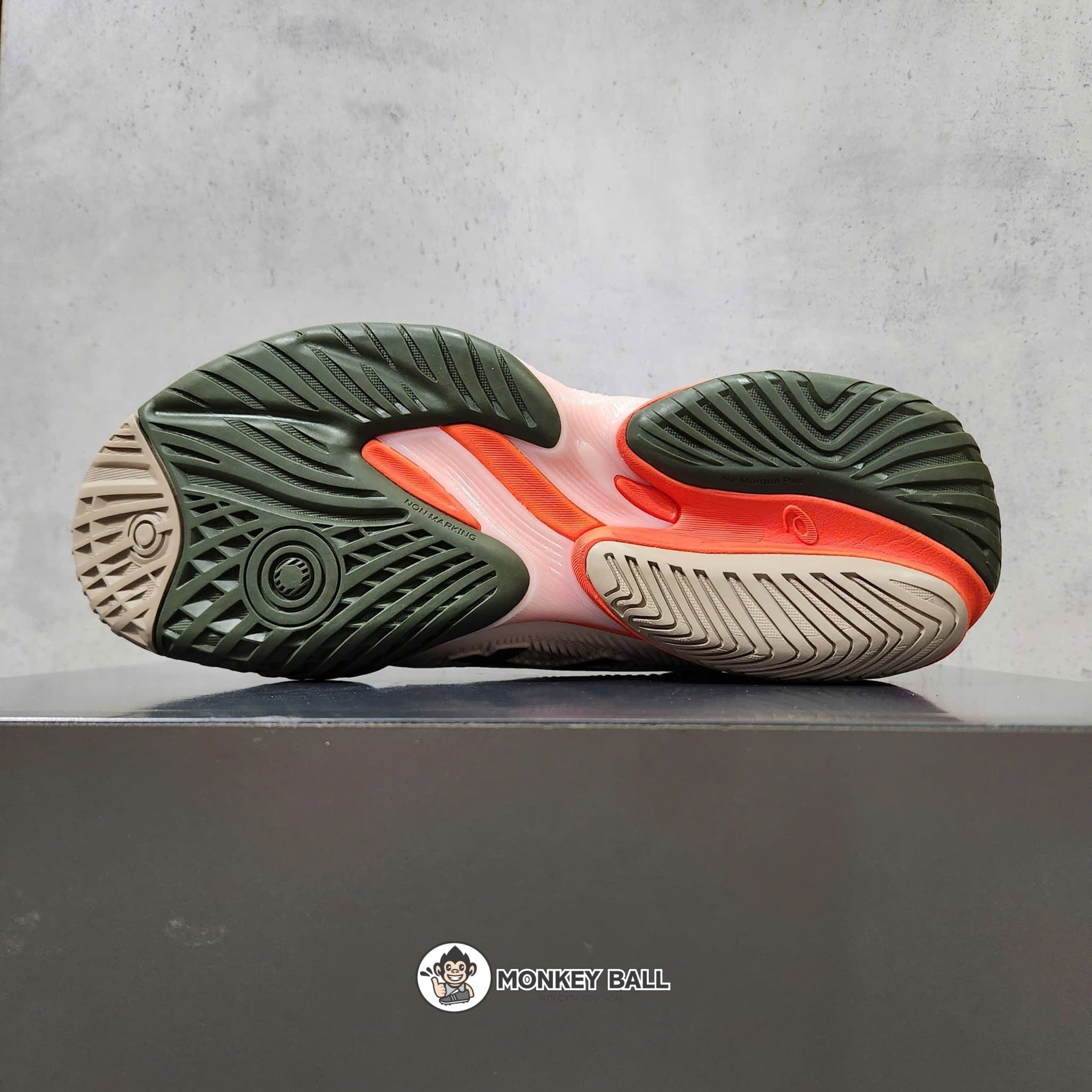  Giày Pickleball Nam Asics Court FF3 - Kem/Nâu Kaki 