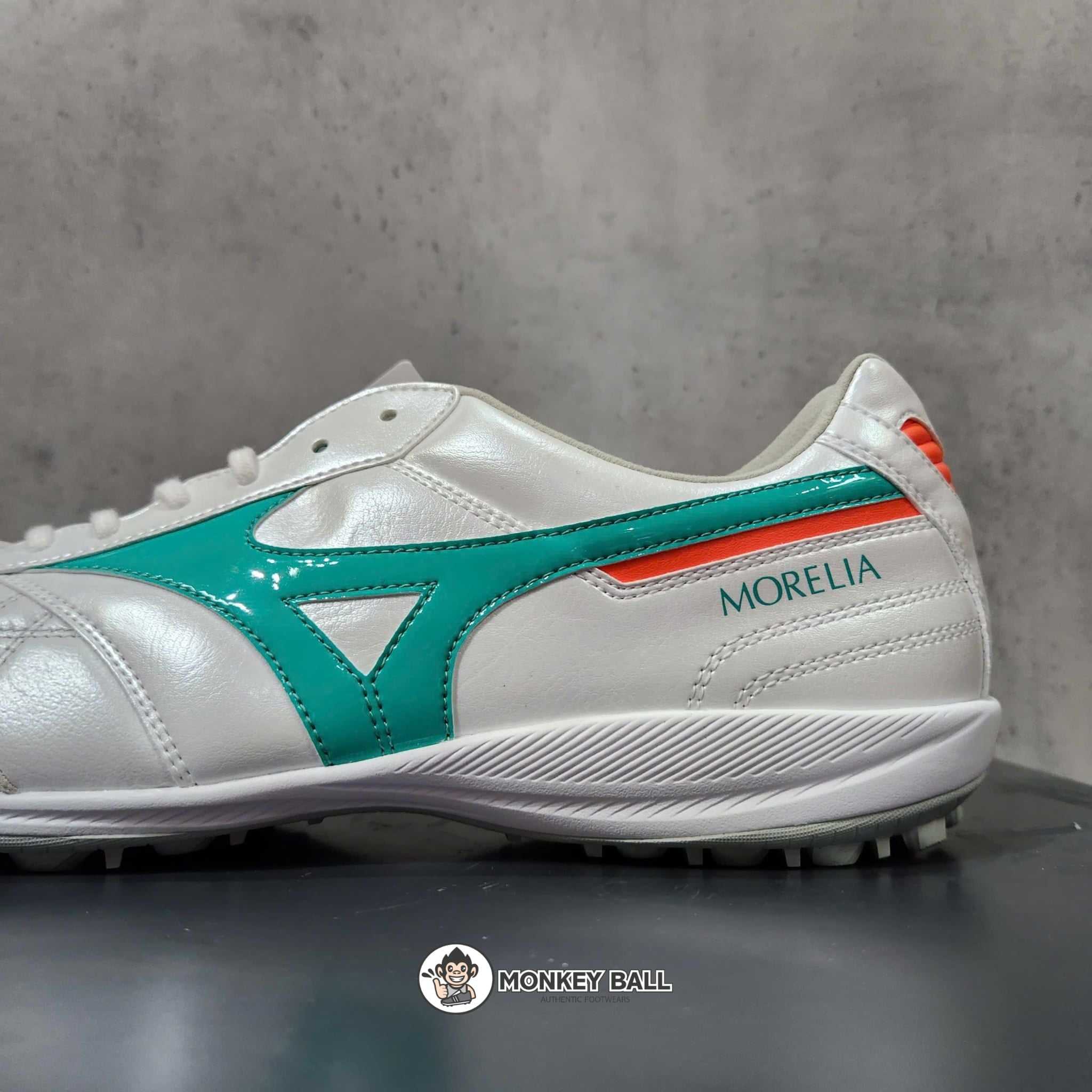  Mizuno Morelia Sala Japan TF - Q1GB260235 - Trắng/Xanh/Cam 