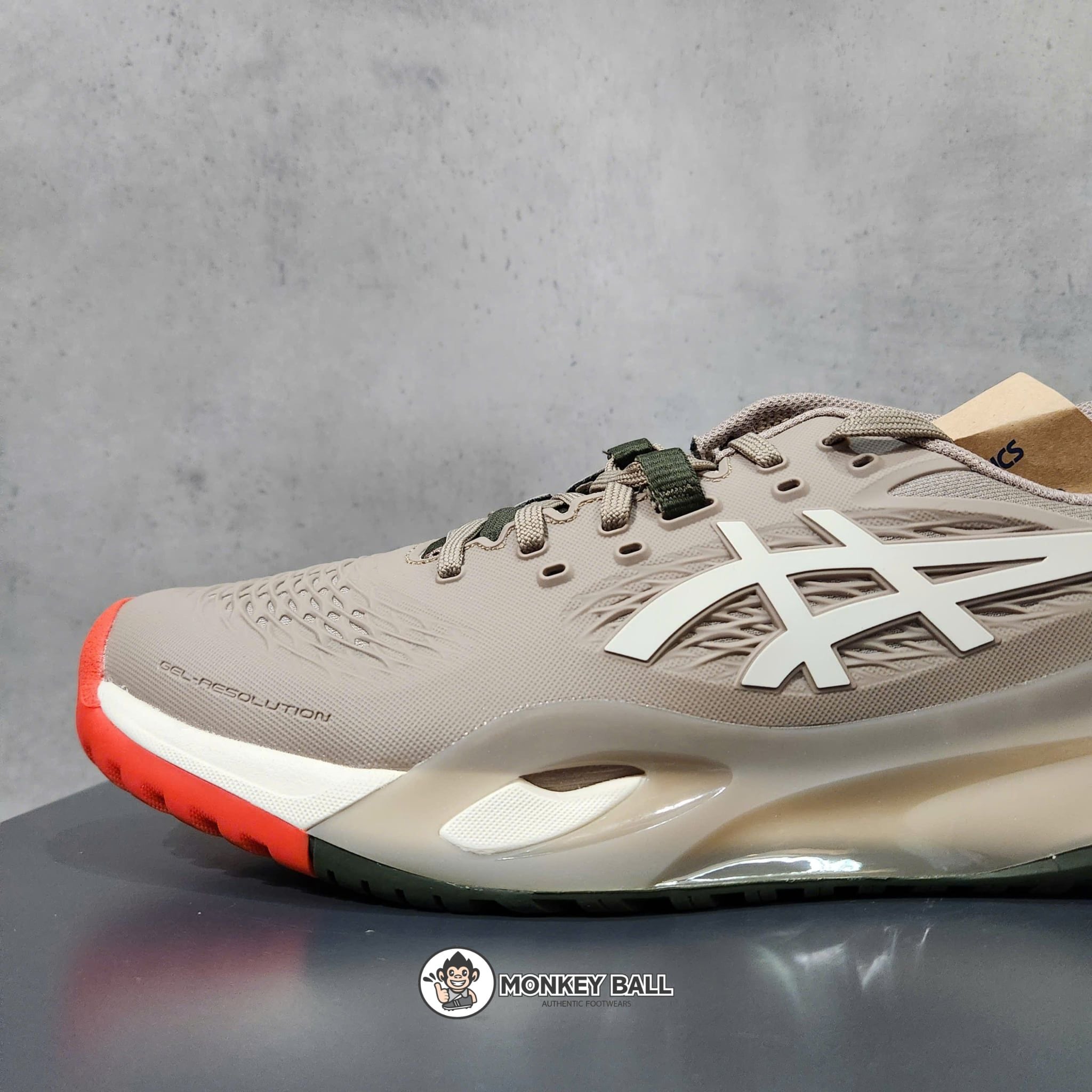  Giày Pickleball Asics Gel Resolution X - 1041A481-200 - Nâu Xám 