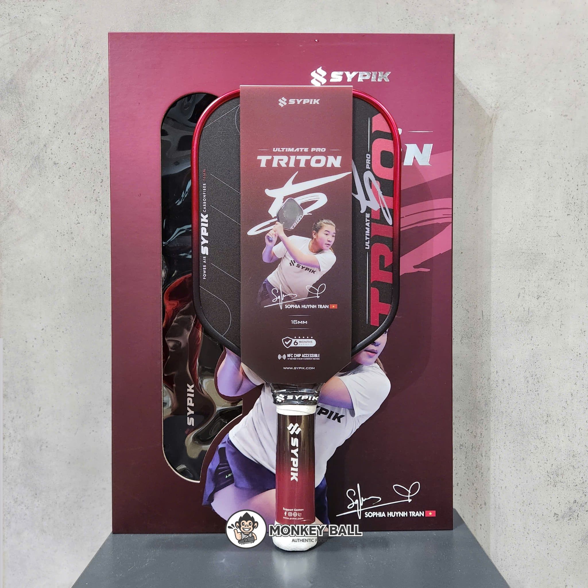  Vợt Pickleball Sypik Triton Pro 5 Ultimate FULLBOX LIMITED EDITION Chữ Ký VĐV 
