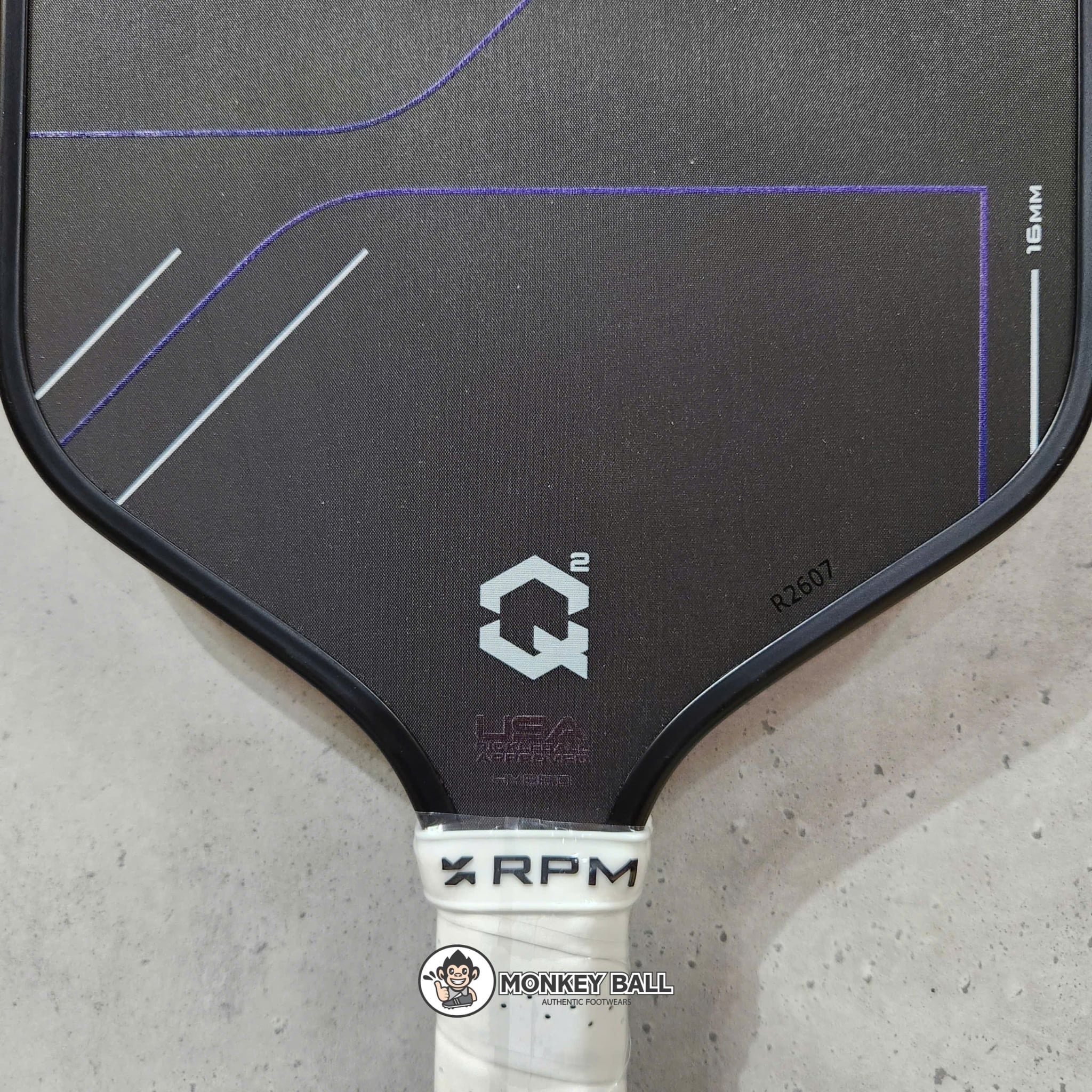  Vợt Pickleball RPM Q2 Hybrid 16mm/14mm Flat Top Hybrid 