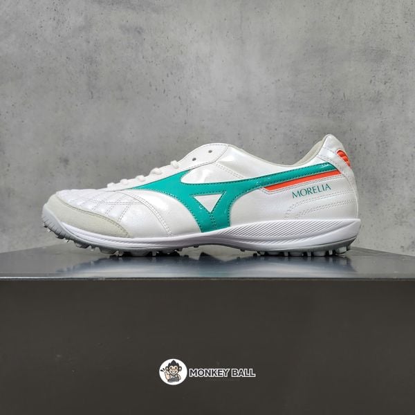  Mizuno Morelia Sala Japan TF - Q1GB260235 - Trắng/Xanh/Cam 
