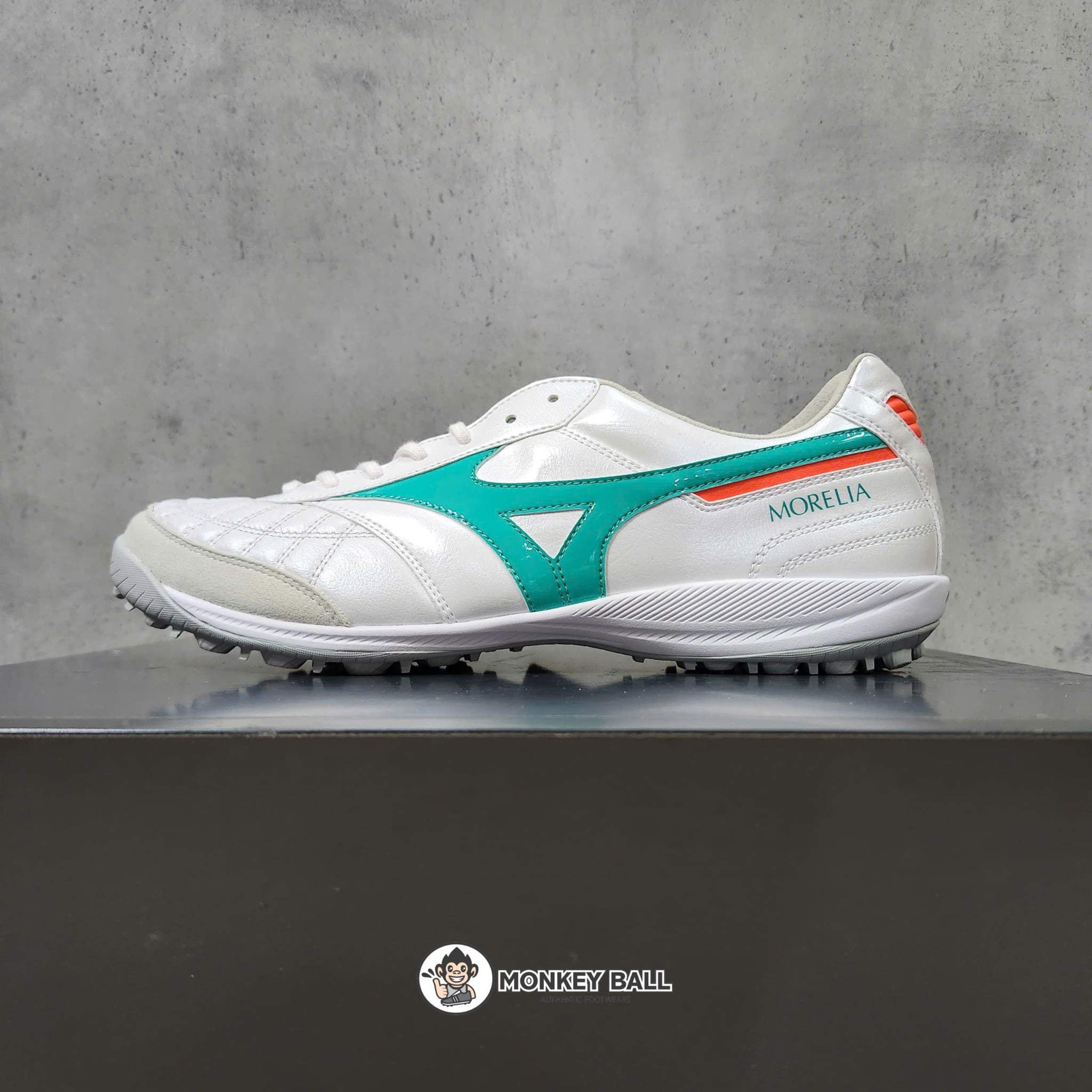  Mizuno Morelia Sala Japan TF - Q1GB260235 - Trắng/Xanh/Cam 