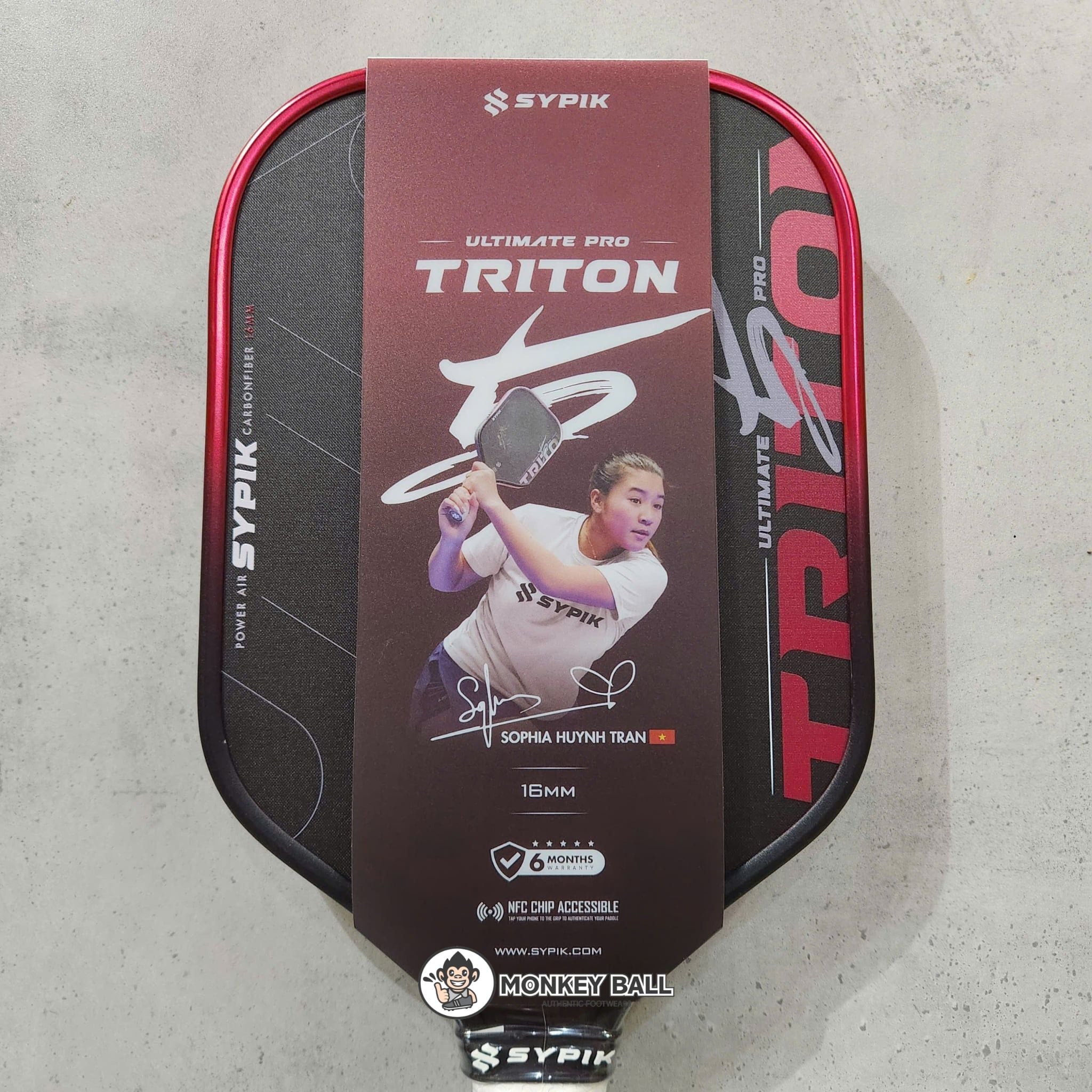  Vợt Pickleball Sypik Triton Pro 5 Ultimate FULLBOX LIMITED EDITION Chữ Ký VĐV 