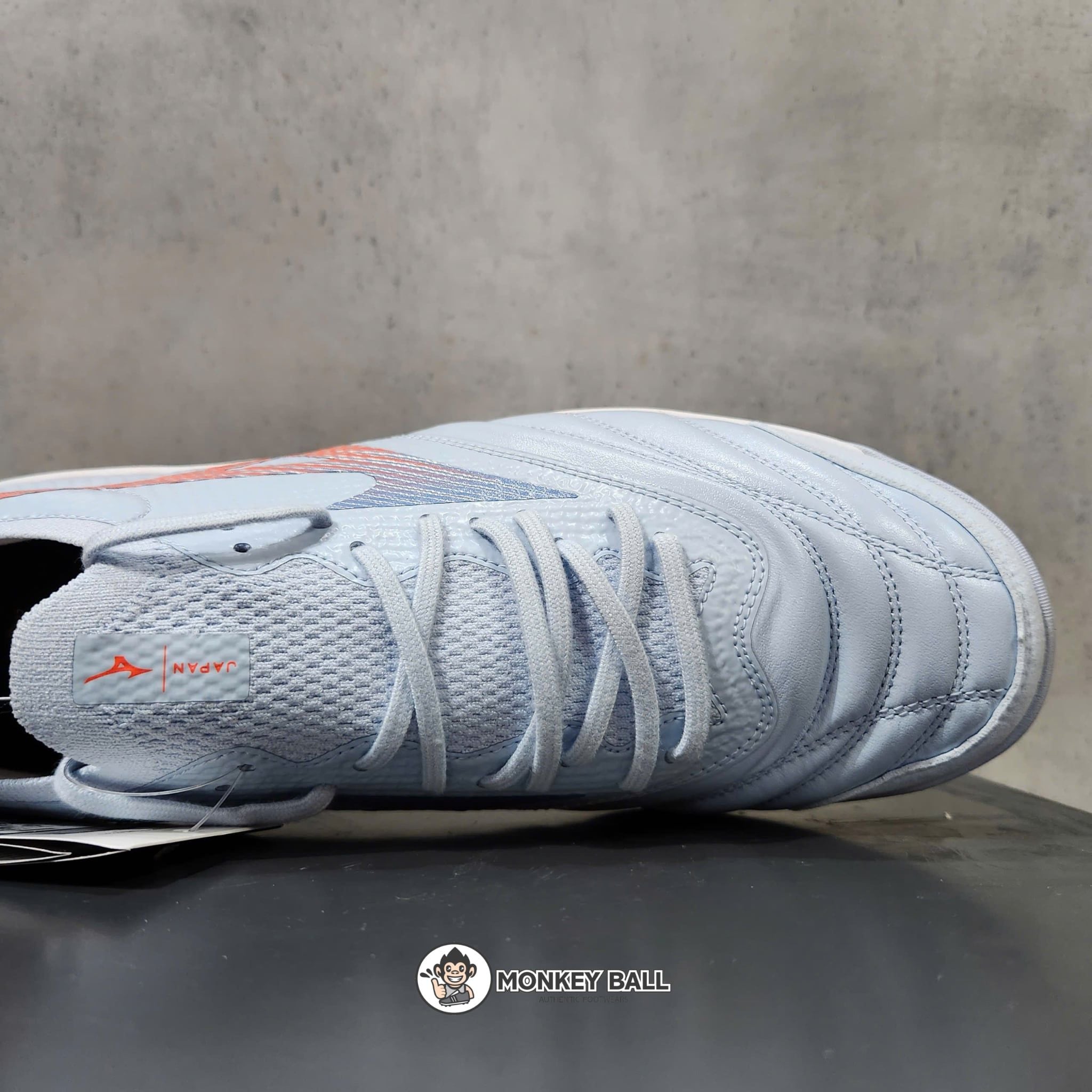  Mizuno Morelia Neo Sala Beta Japan TF - Q1GB269022 - Xanh Nhạt/ Cam 