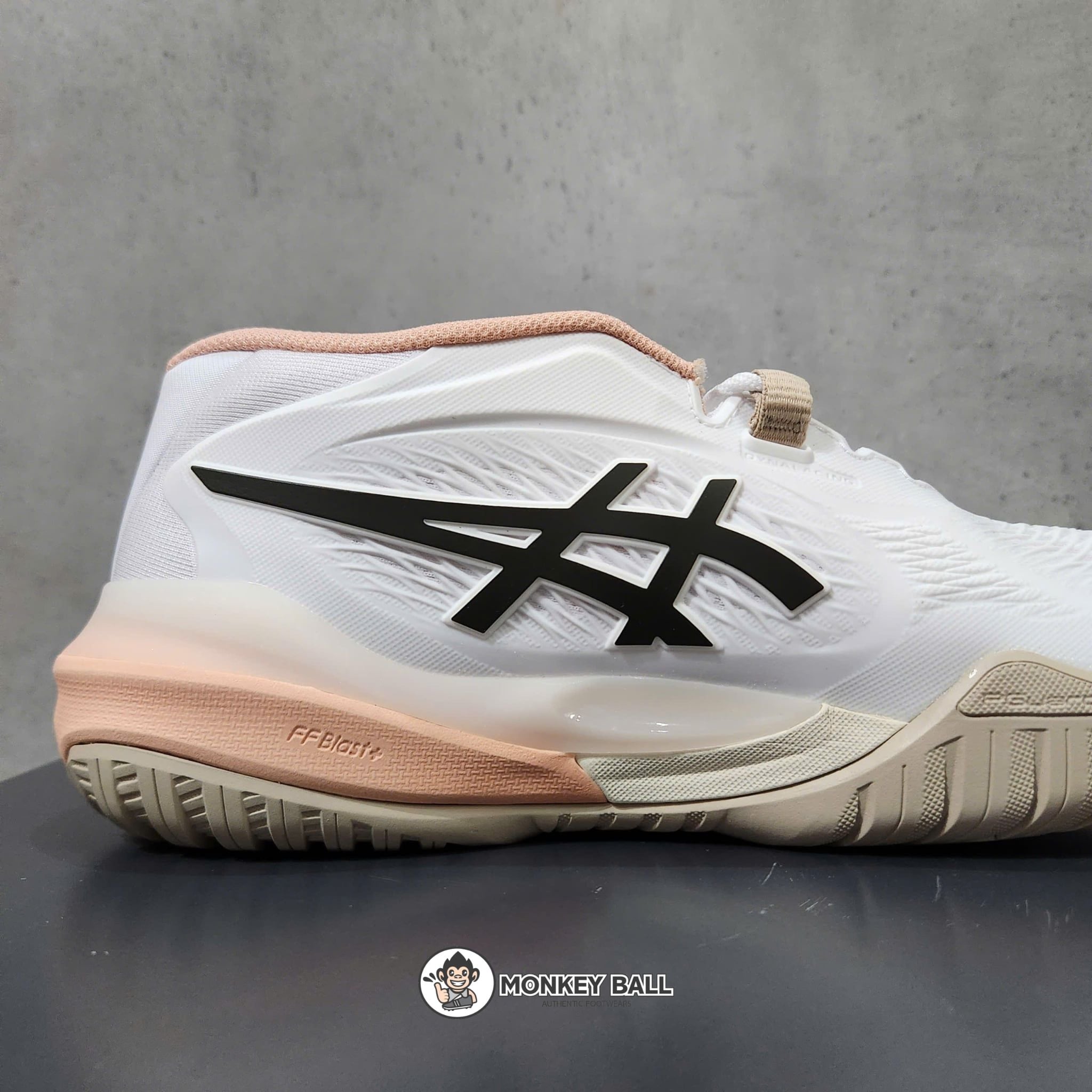 Giày Pickleball Asics Gel Resolution X - 1042A279.106 - Trắng / Hồng phấn 