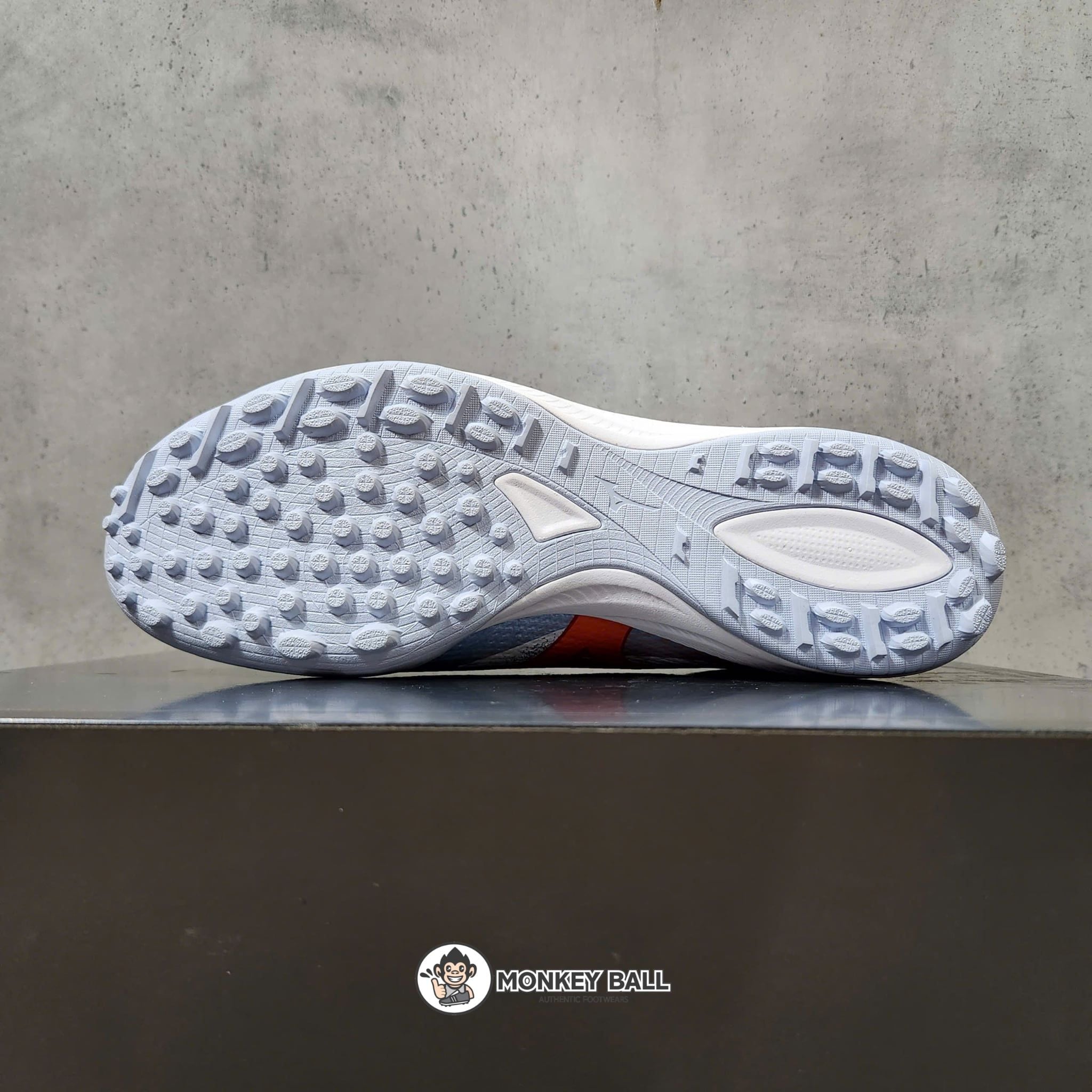  Mizuno Alpha 3 Elite AS TF - P1GD266222 - Xanh nhạt/Cam 