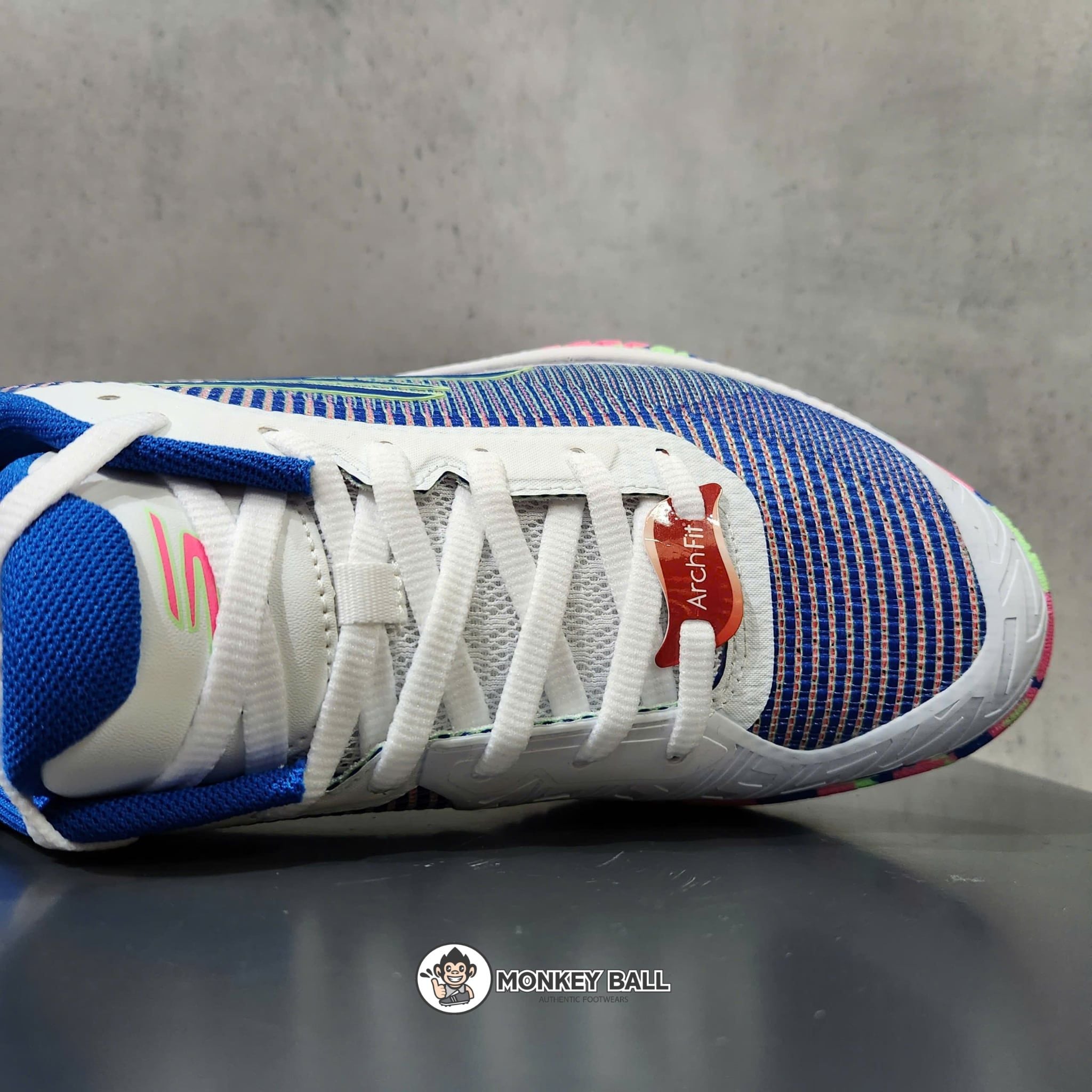  Giày Pickleball Skechers Viper Court Pro 2.0 - 246109-WBLP - Trắng / Xanh 