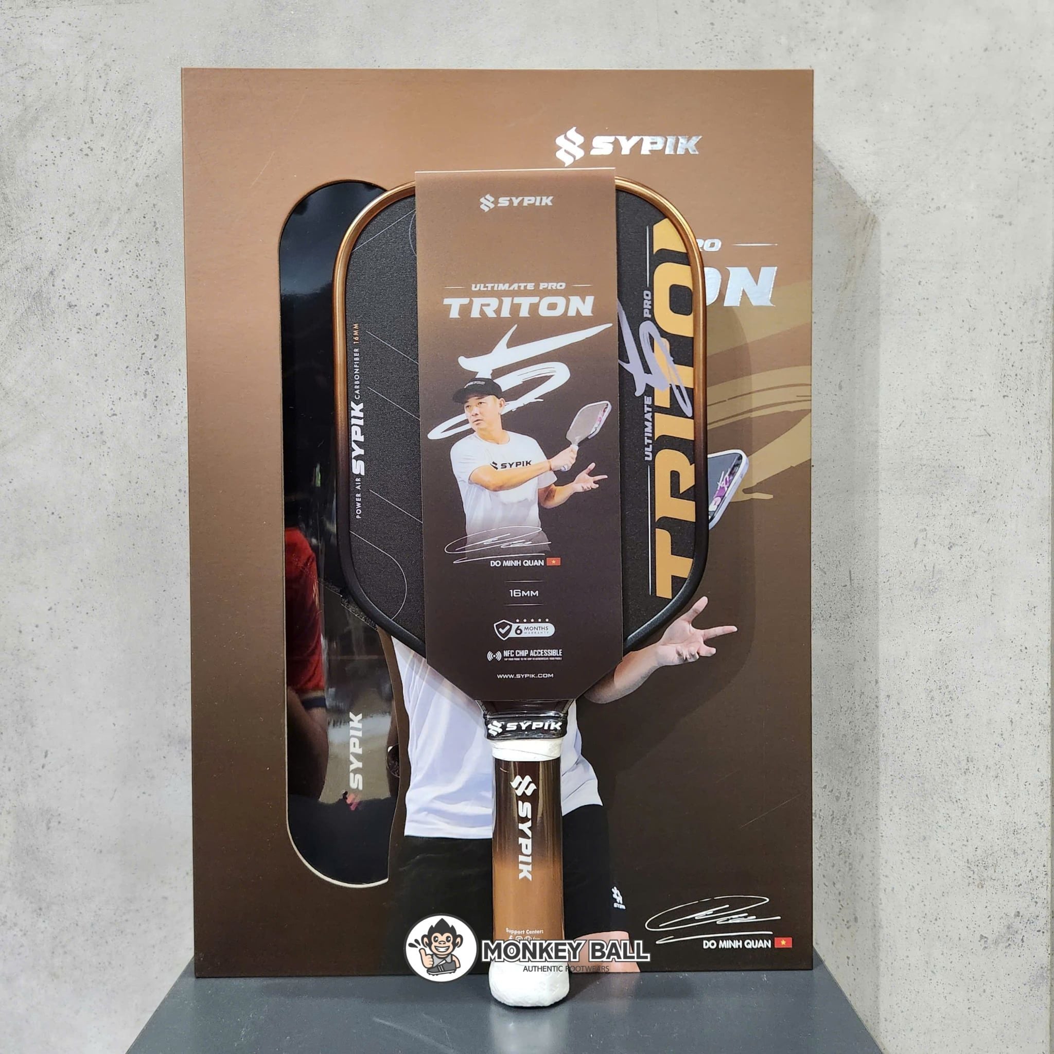  Vợt Pickleball Sypik Triton Pro 5 Ultimate FULLBOX LIMITED EDITION Chữ Ký VĐV 