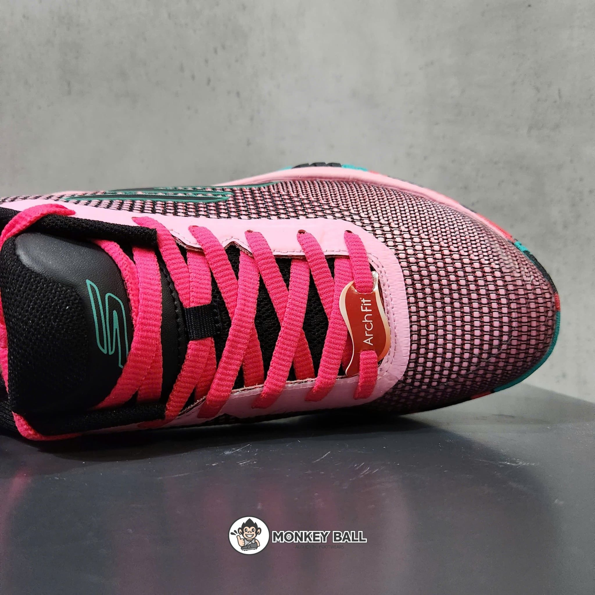  Giày Pickleball Nam Skechers Viper Court Pro 2.0 - 246109-PKBK - Hồng / Xanh / Đen 