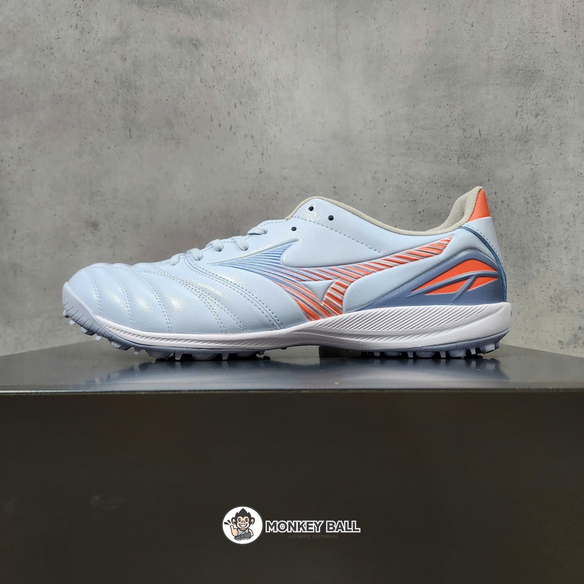  Mizuno Morelia Neo 5 Pro TF - P1GD268422 - Xanh Nhạt/Cam 