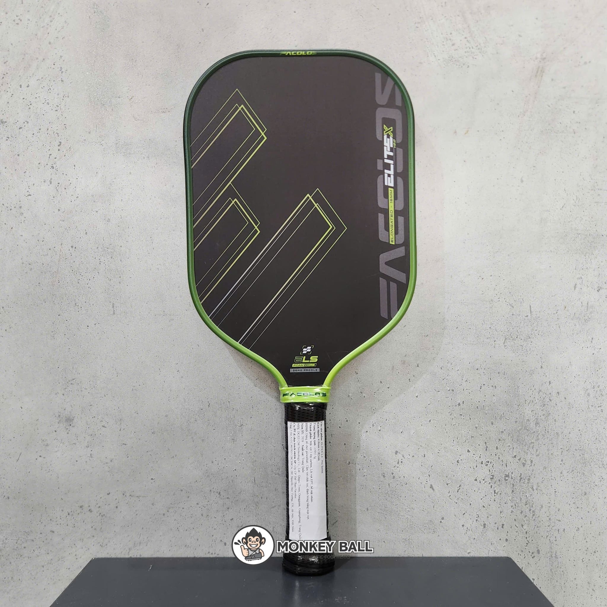  Vợt Pickleball Facolos Elite X 2.0 Elongated 16mm 