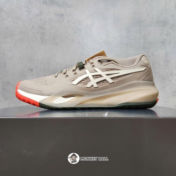  Giày Pickleball Asics Gel Resolution X - 1041A481-200 - Nâu Xám 