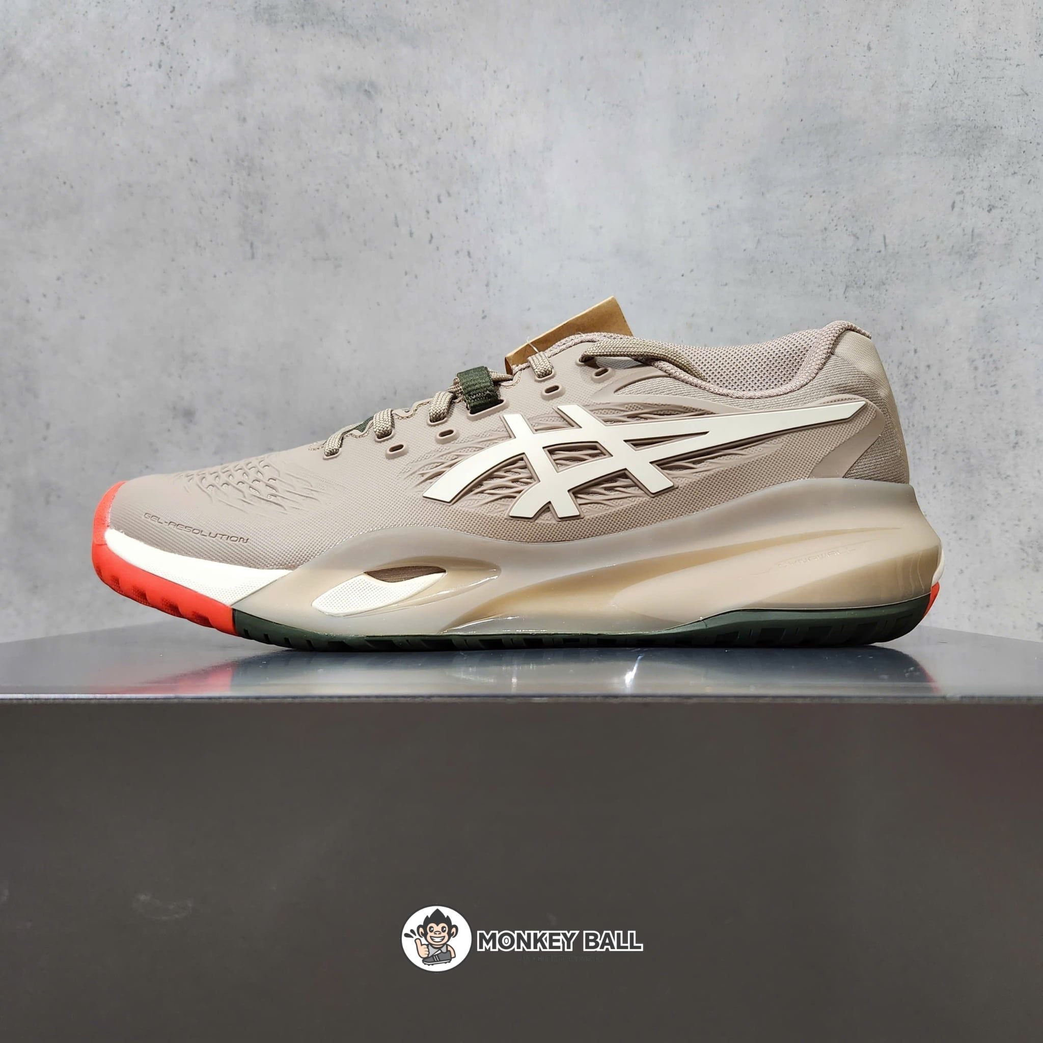  Giày Pickleball Asics Gel Resolution X - 1041A481-200 - Nâu Xám 