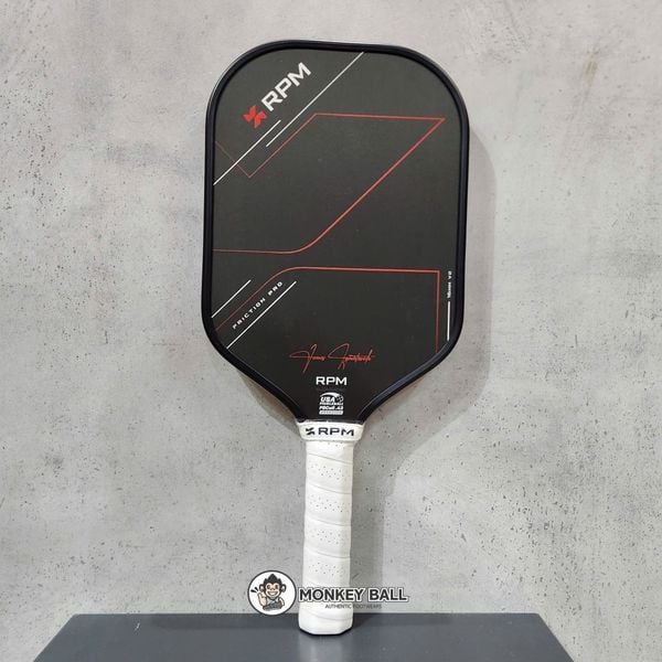  Vợt Pickleball RPM FRICTION PRO 16MM Hybrid Flat Top V2 James Ignatowich Signature 