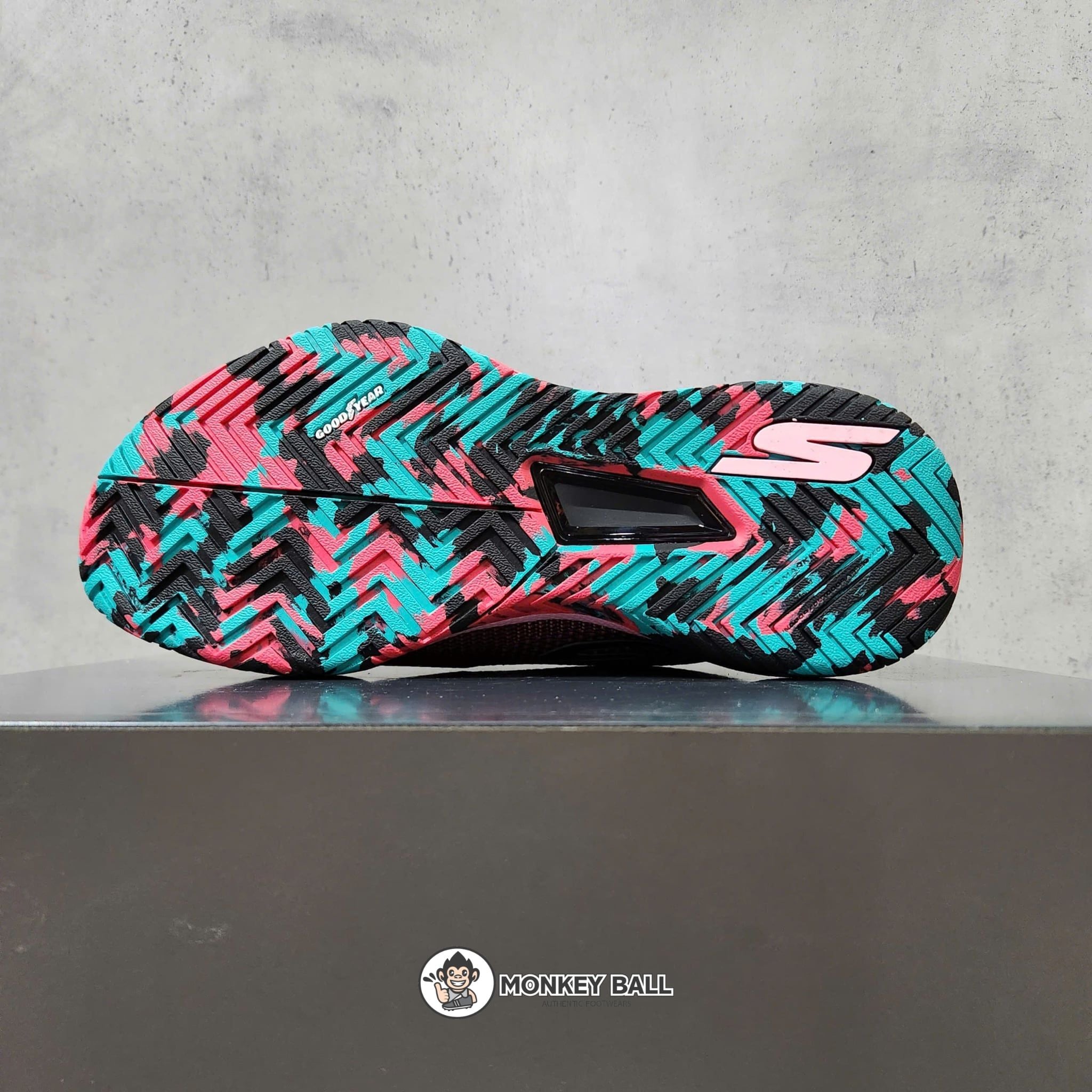  Giày Pickleball Nam Skechers Viper Court Pro 2.0 - 246109-PKBK - Hồng / Xanh / Đen 
