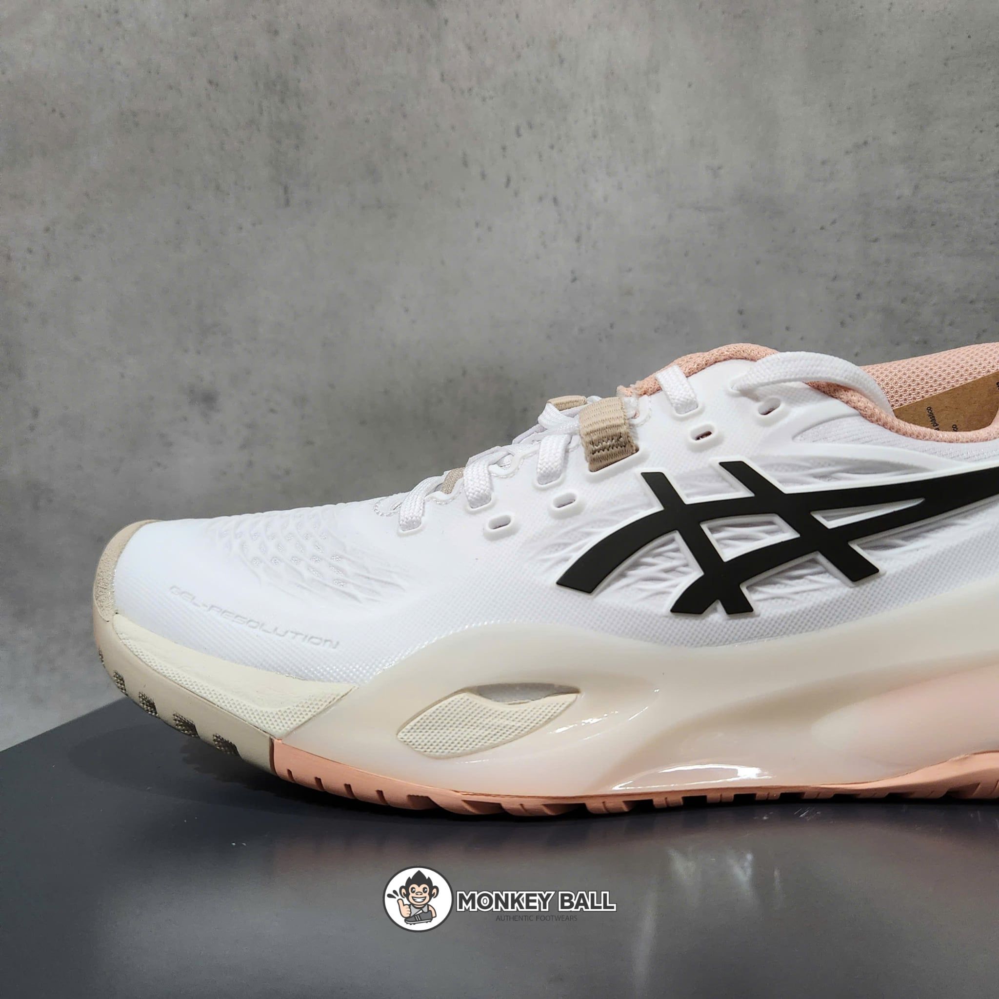  Giày Pickleball Asics Gel Resolution X - 1042A279.106 - Trắng / Hồng phấn 